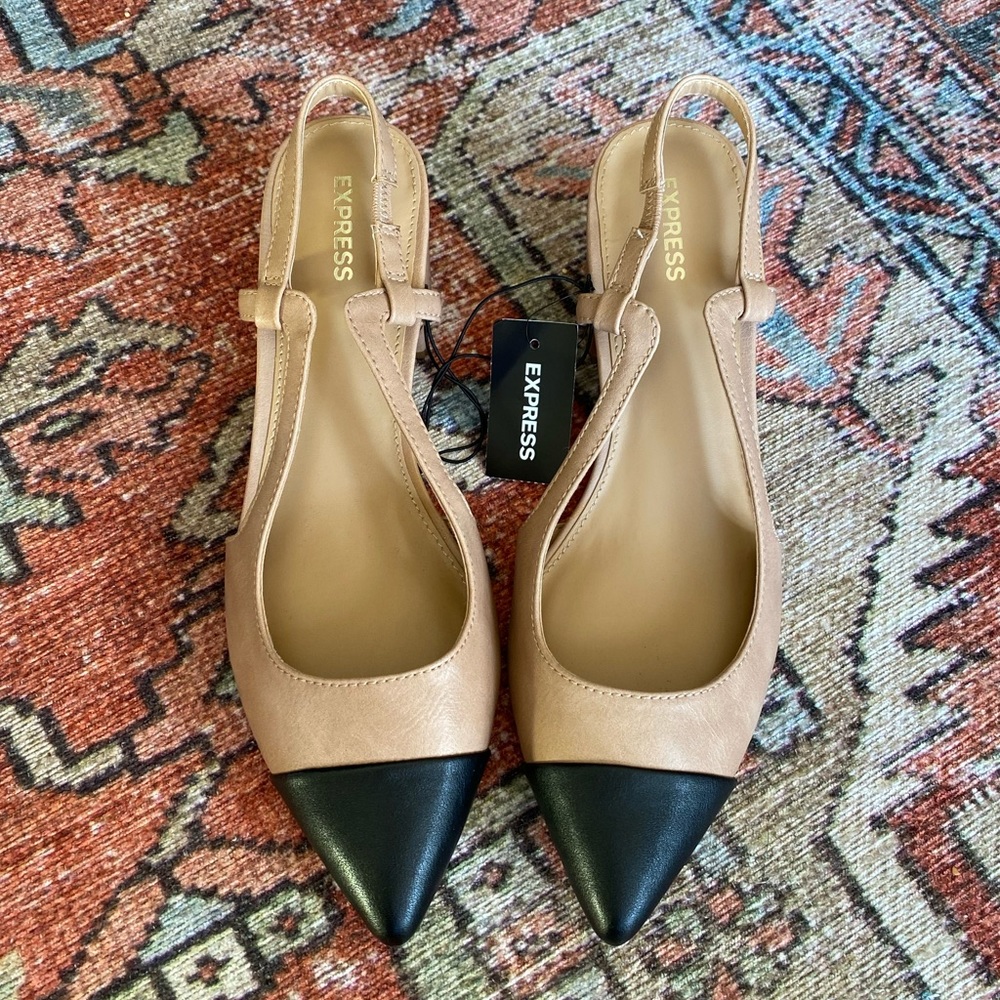 Express Cap Toe Heel sz 10